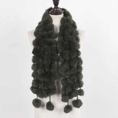 POMPOM SCARF | RABBIT