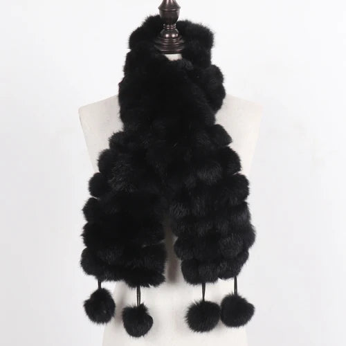 POMPOM SCARF | RABBIT