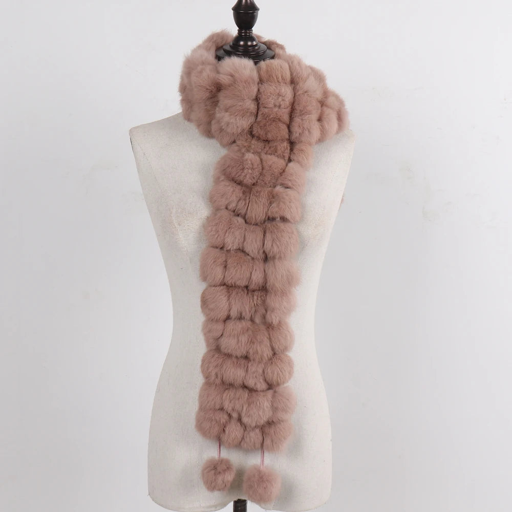 POMPOM SCARF | RABBIT