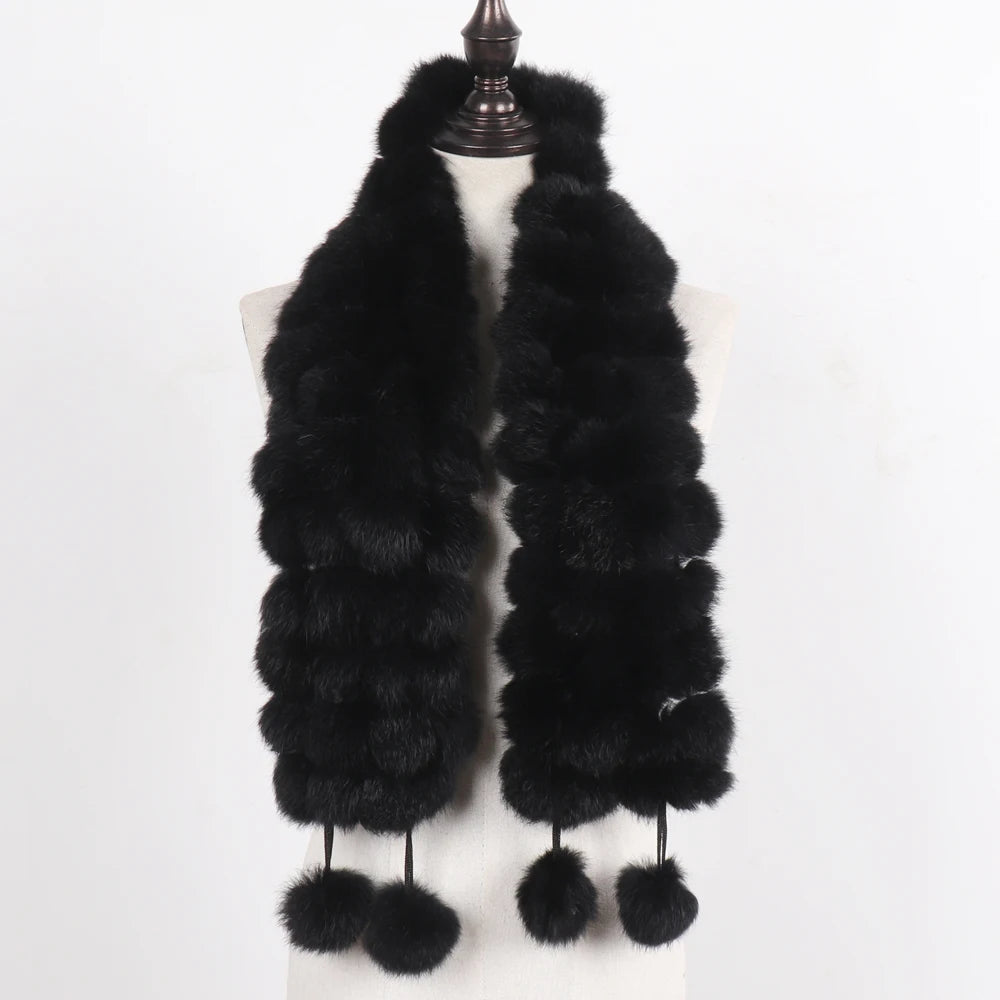 POMPOM SCARF | RABBIT