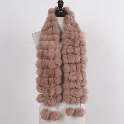POMPOM SCARF | RABBIT