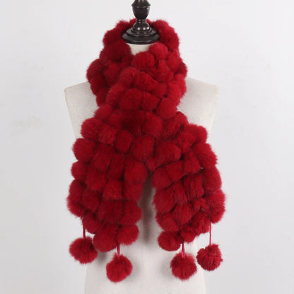POMPOM SCARF | RABBIT