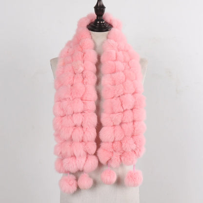 POMPOM SCARF | RABBIT