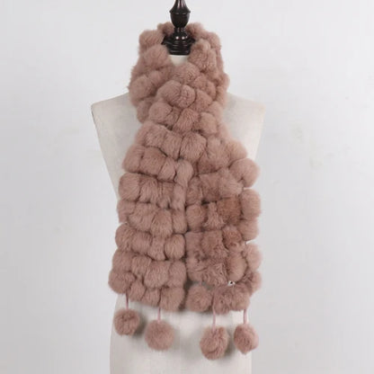 POMPOM SCARF | RABBIT