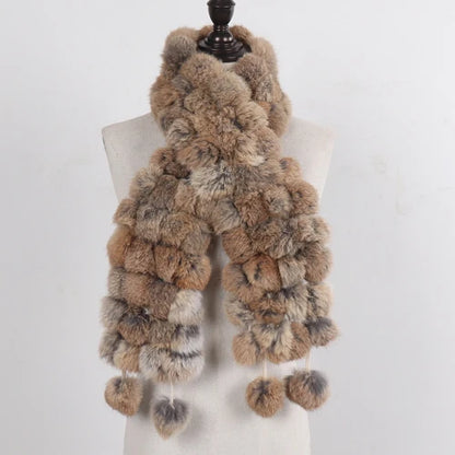 POMPOM SCARF | RABBIT