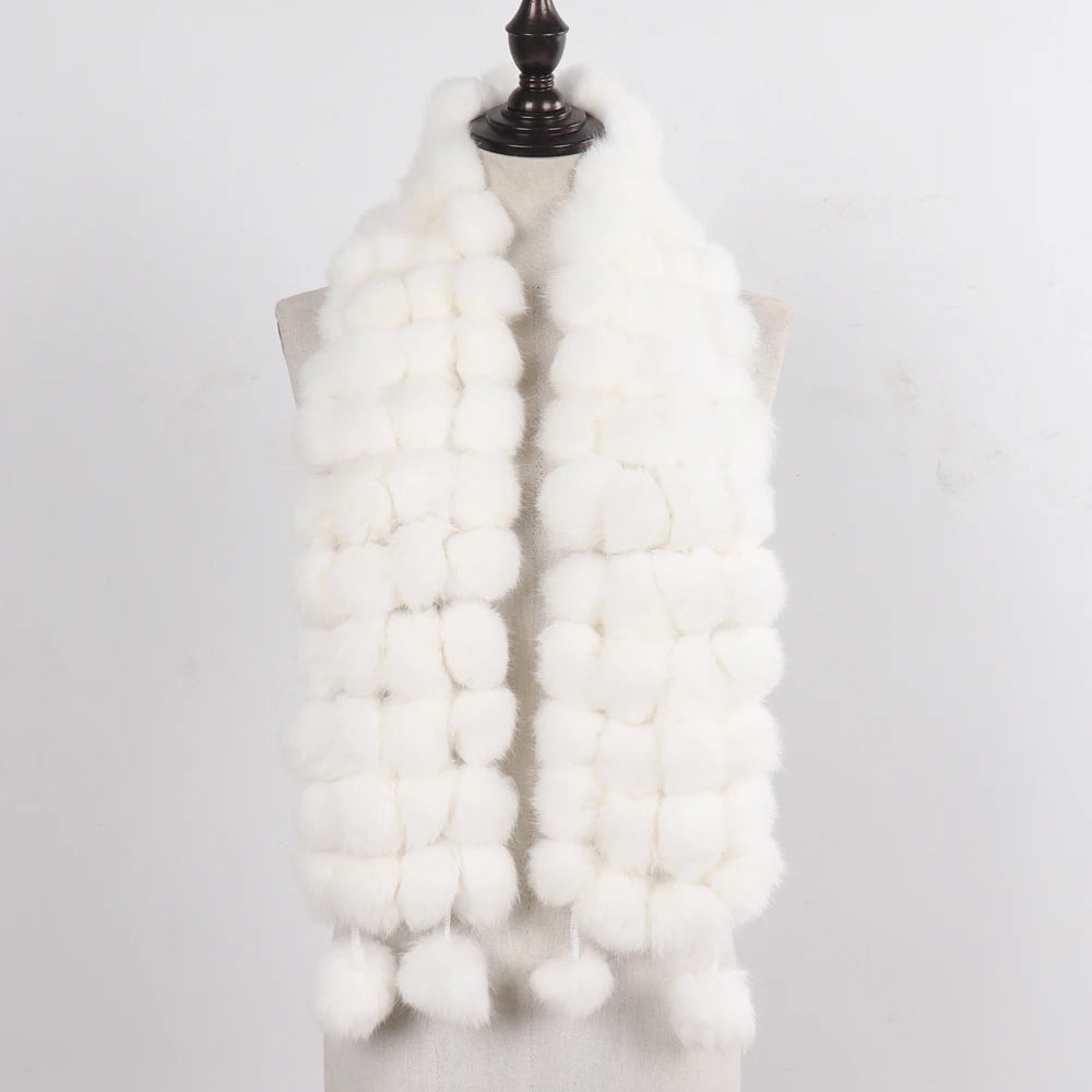 POMPOM SCARF | RABBIT