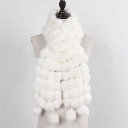 POMPOM SCARF | RABBIT