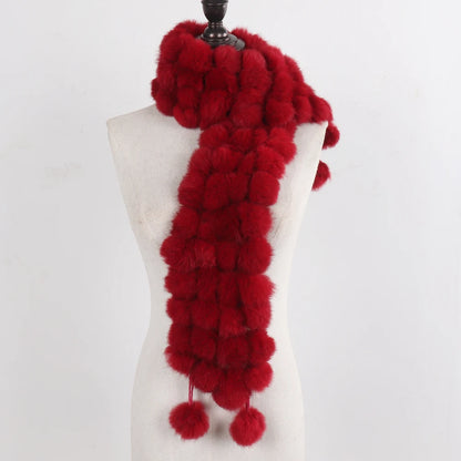 POMPOM SCARF | RABBIT